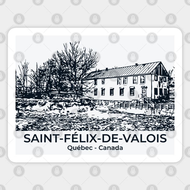 Saint-Félix-de-Valois - Québec Magnet by Lakeric